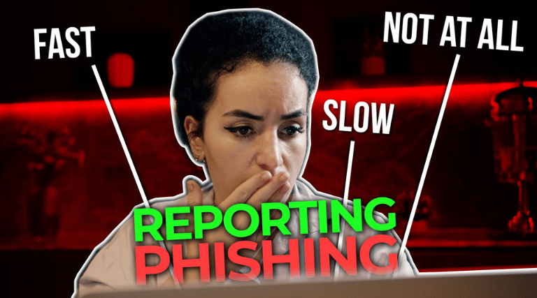Reporting phishing attacks